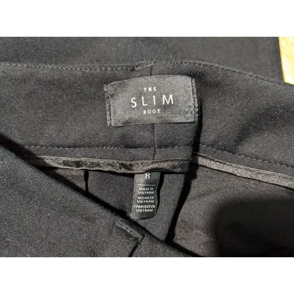 White House Black Market The slim Boot black pants size 8 - Picture 5 of 8